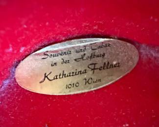 Miniature Violin Souvenir Case