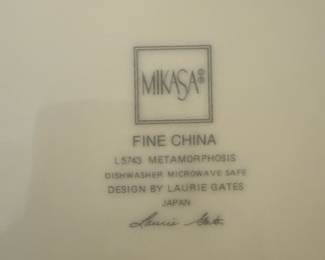 Gold Tone Butterfly Zebra Plate Tree Wall Decor