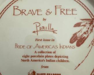 Gregory Perillo Pride of America's Indians Collector Plates