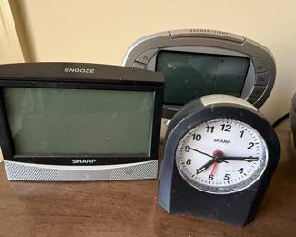 Insignia Boombox, Sharp & Analog Alarm Clocks