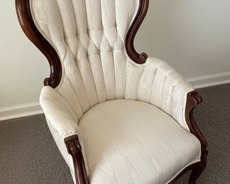 Kimball Victorian Style Mahogany Parlor Chair