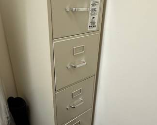 HON 4-Drawer Metal Filing Cabinet