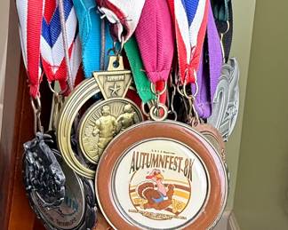 Collection of Runners Medals