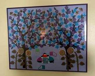 Jinshan Peasant Painting Village Scene Framed Prints