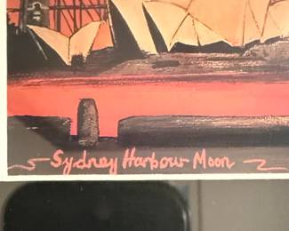 Sydney Harbour Moon Print