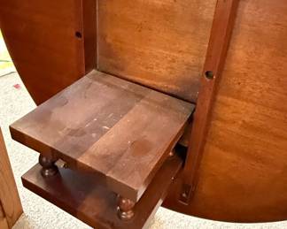 Mahogany Tilt Top Dining Table