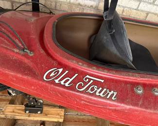 Old Town Loon 100 Red Canoe
