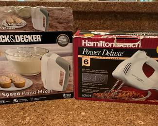 Black & Decker 5-Speed Hand Mixer & Rival Food Chopper
