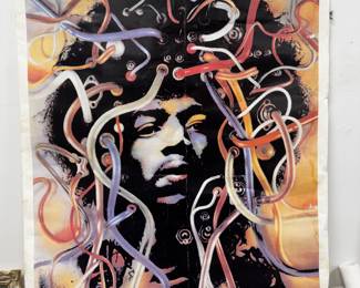 euro Jimi Hendrix gallery poster 