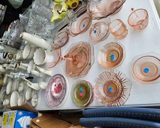 Pink Depression Glass