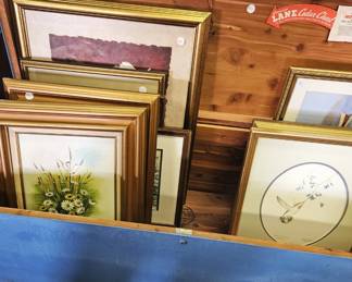 Vintage signed and numbered prints in Frames