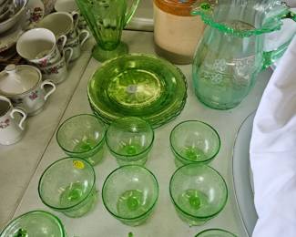 Green Uranium Glass