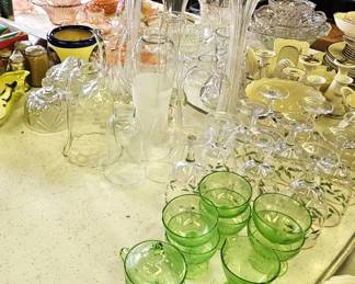 Green Vaseline (Uranium) Glass