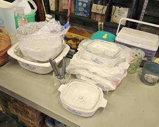 Blue Flower Coring Ware