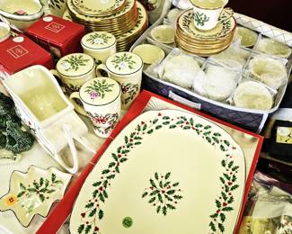 Lenox Christmas dishes