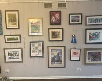 Art by local artists.