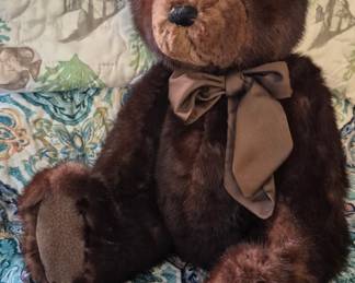 Vintage mink Teddy bear 