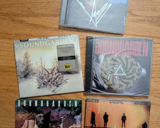 Audioslave CD signed by Chris Cornell. Sealed Soundgarden discs