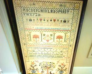 1970s Needle Point Sampler 