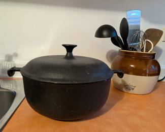 Vintage Le Creuset  Enzo Mari Dutch oven