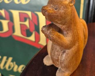 Vintage wood carving 