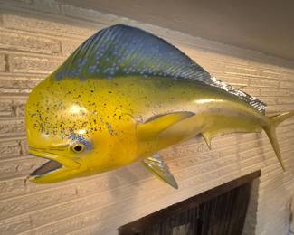 Wall mount Mahi Dorado Dolphin 