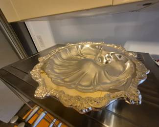 Silver plate tray