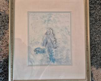 Original  framed art 