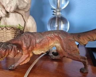 Vintage cast iron Setter