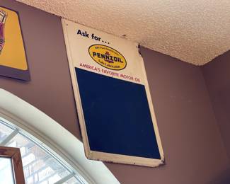 Pennzoil Chalkboard Metal