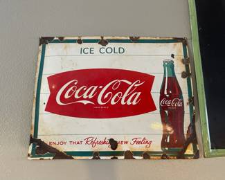 Porcelain Coca Cola Sign