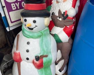 Christmas blow molds