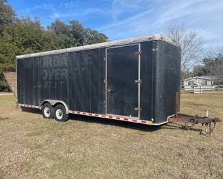 Large enclosed trailer