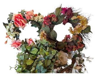 Five Handmade Floral Wreaths