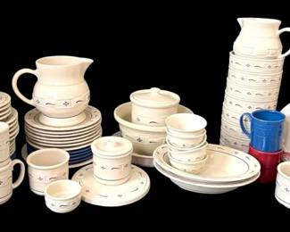 Large Longaberger Pottery Set
