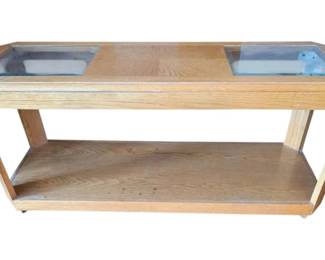 56 Oak Sofa Table