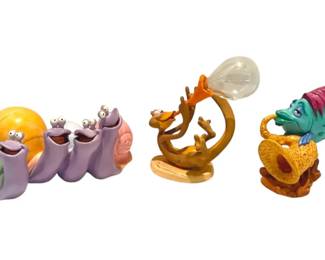 The Little Mermaid Figurines  SingAlong Snails , Duke Of Soul ,  Newts Nautical Note