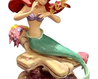 Disneys The Little Mermaid Seahorse Surprise Ariel Sculpture w Box  Authenticity Card