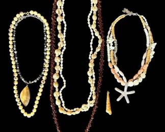Beaded Shell Necklaces