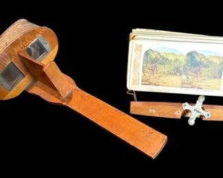 Whiting Stereoscopic Viewer W Viewing Cards