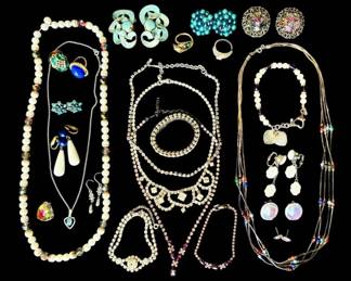 Sparkly Colorful Costume Jewelry
