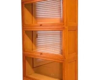 Vintage Oak Barrister Bookcase