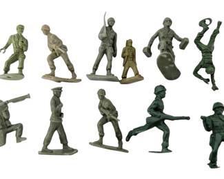 Vintage Tim Mee Plastic Toy Soldiers  More