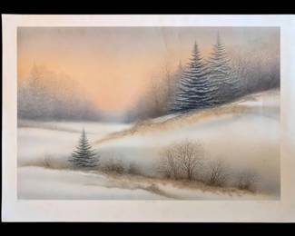 Silver Shadow Artwork By Arnold Alaniz 25.5 x37 