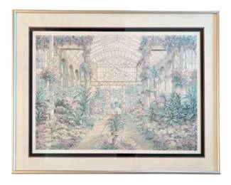 Country House II Framed Artwork By Byrne 28.5 x 38.5 