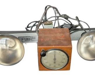 Powelite Portable Camara Light  Standard Electric Time Co. S60 Timer