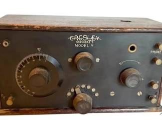 Crosley Model Model V Regenerative Receiver