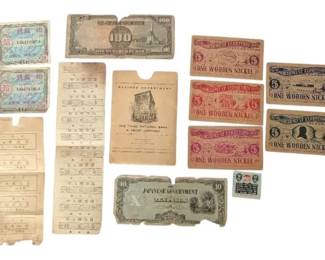 Japanese Banknotes Used During WW2  More