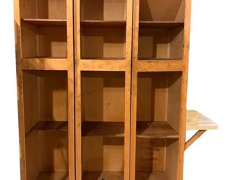 3 Wooden Shelving Units