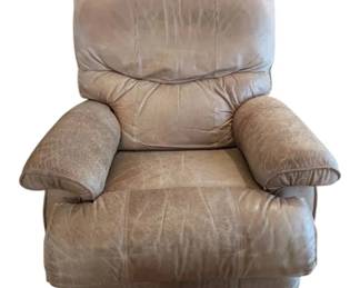 LaZBoy Tan Leather Recliner